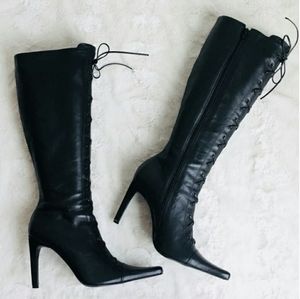 Lace up boots, Size 9